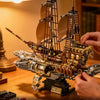 1979pcs HUIYOYOYI H1002 Steampunk Series – Vintage Steam Whale Ship