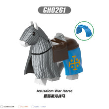 GH0261 GH0262 Medieval series war horse Minifigures