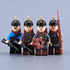 MT78-MT81 World War I German Prussian soldier Minifigures