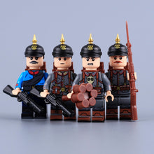 MT78-MT81 World War I German Prussian soldier Minifigures