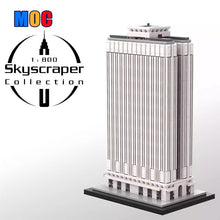 1307pcs MOC-198207 Equitable Building 1:800