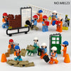 M8123 M1815 M8103 M8064 M1816 Urban construction workers minifigures