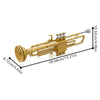(Gobricks version) 255pcs MOC Trumpet with working pistons