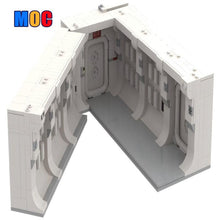1087pcs MOC-40359 Tantive IV Main Corridor with Airlock Doorway MOC