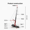 10400pcs/11660pcs Ubricks UB001 Liebherr LTM11200 Construction Crane （2026 updated version）
