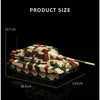 1821PCS 12GO WWII German Jagdtiger Tank Destroyer 1:28