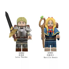 AC0002 AC0003 Delicious in Dungeon series Marcille Donato Laios Thorden Minifigures