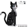725PCS Black and White Cat/Skull Cat