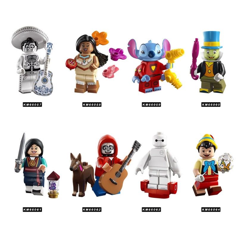 KM66057-KM66064 Cartoon Series Stitch, Big White, Pinocchio