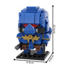 (Gobricks version) 244pcs MOC-214626 Astartes Space Marine Brickheadz (WH40K)