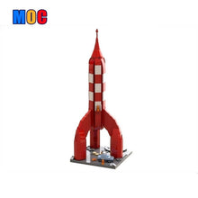 427pcs MOC-111429 Tintin Moon Rocket