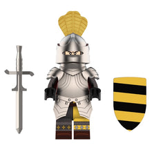 YL003-004 Medieval Holy Roman Burgundian Noble Knights Minifigures