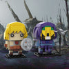 (Gobricks version) 416pcs MOC-201373 He-Man & Skeletor (Masters of the Universe) Brickheadz