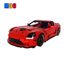 (Gobricks version) 3296pcs MOC-188766 1:8 Chevrolet Corvette C7