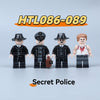 HTL086-089 Secret Police Series Minifigures