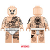 WS001-006 Classic presbyopia gangster tattoo Minifigures