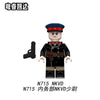 N715-718 World War II Soviet Ministry of Internal Affairs NKVD Minifigures  (new, updating)