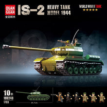 1703pcs QUANGUAN 100249 IS-2 HEAVY TANK MODEL 1944