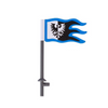 Medieval Roman military knight's banner
