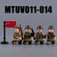 MTUV011-14 Soviet military soldiers Minifigures
