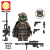 WM6168 Military Series Engineer Sniper Minifigures