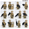 M8019 M8019-1 M8085 M8084 Special Police of Counter-Terrorism Force Minifigures