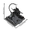 (Gobricks version) 450pcs MOC-199999 Aliens Micro Diorama Series : Xenomorph Queen