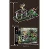 1291pcs JIESTAR 66134 Dinosaur Roller Coaster