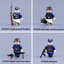 MTZ027-MTZ030 Coastal Assault Troops Minifigures