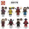 G0176 Super heroes series Deadpool & Wolverine minifigures