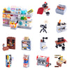 City streetscape furniture supermarket shelves coffee sewing machine camera lockers