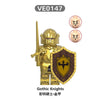 V1007 medieval castle gothic knight military soldier minifigures (new, updating)
