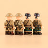 MTZ039-MTZ042 British machine-gunner cavalryman, World War I Minifigures