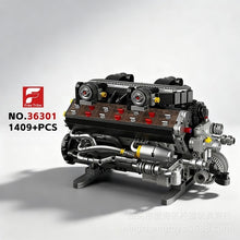 1409pcs 36301 V12 DOHC ENGINE