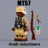 MT56-MT59 WWII Foreign Legion British and French soldiers Minifigures