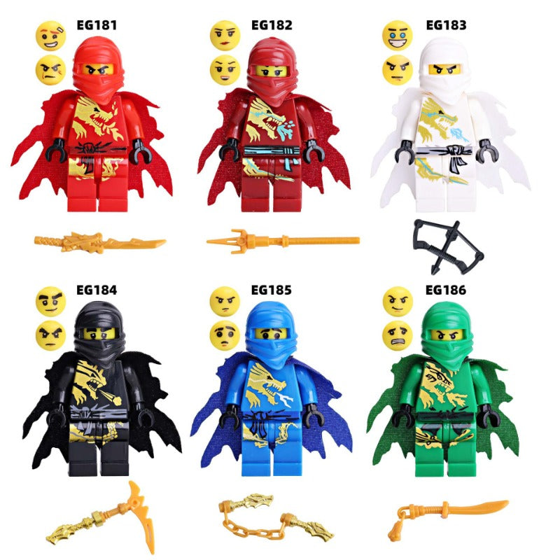 EG181-186 Superheroes series Ninja Minifigures – Joy Bricks