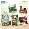 ZHEGAO Book Shelf Creator Expert - mini bricks