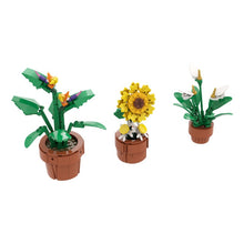 (Gobricks version) 340pcs MOC Small potted tropical plants