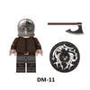 DM11-12 Medieval Viking warriors, elite knights Minifigures