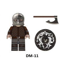 DM11-12 Medieval Viking warriors, elite knights Minifigures