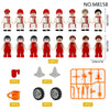 M8158 16 Racer Athletes Minifigures