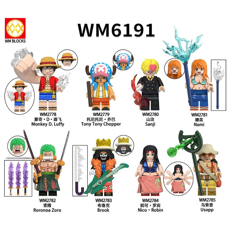 WM6191 One Piece Series Minifigures – Joy Bricks