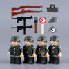 MTZ019-022 World War II military police soldier Minifigures