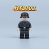 HTL100-104 World War II Defense Artillery Soldier Minifigures