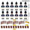 8037A 8037B 8037C Medieval European Soldier Minifigures