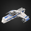 (Gobricks version) 589pcs MOC-220289 E WING - Minifigure Scale