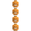 BJ1-BJ6 Minifigures Emoji accessories DIY collocation