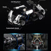 4708 pcs MOC002 Pagani Huayra BC 1:8（Spray paint silver version）