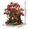 (Gobricks version) 421pcs MOC Woodland Elf House in Autumn