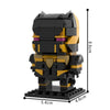 (Gobricks version) 207pcs MOC-208410 Marvel Rivals - Black Panther Brickheadz